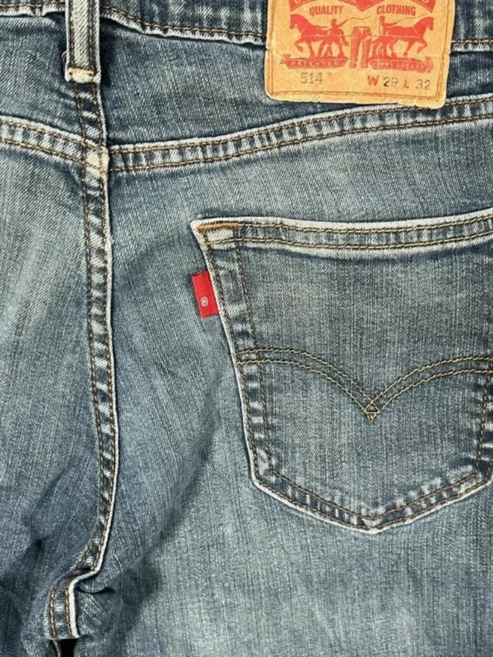 Levi’s 514 Blue Straight Fit Denim Jeans W29 L32
